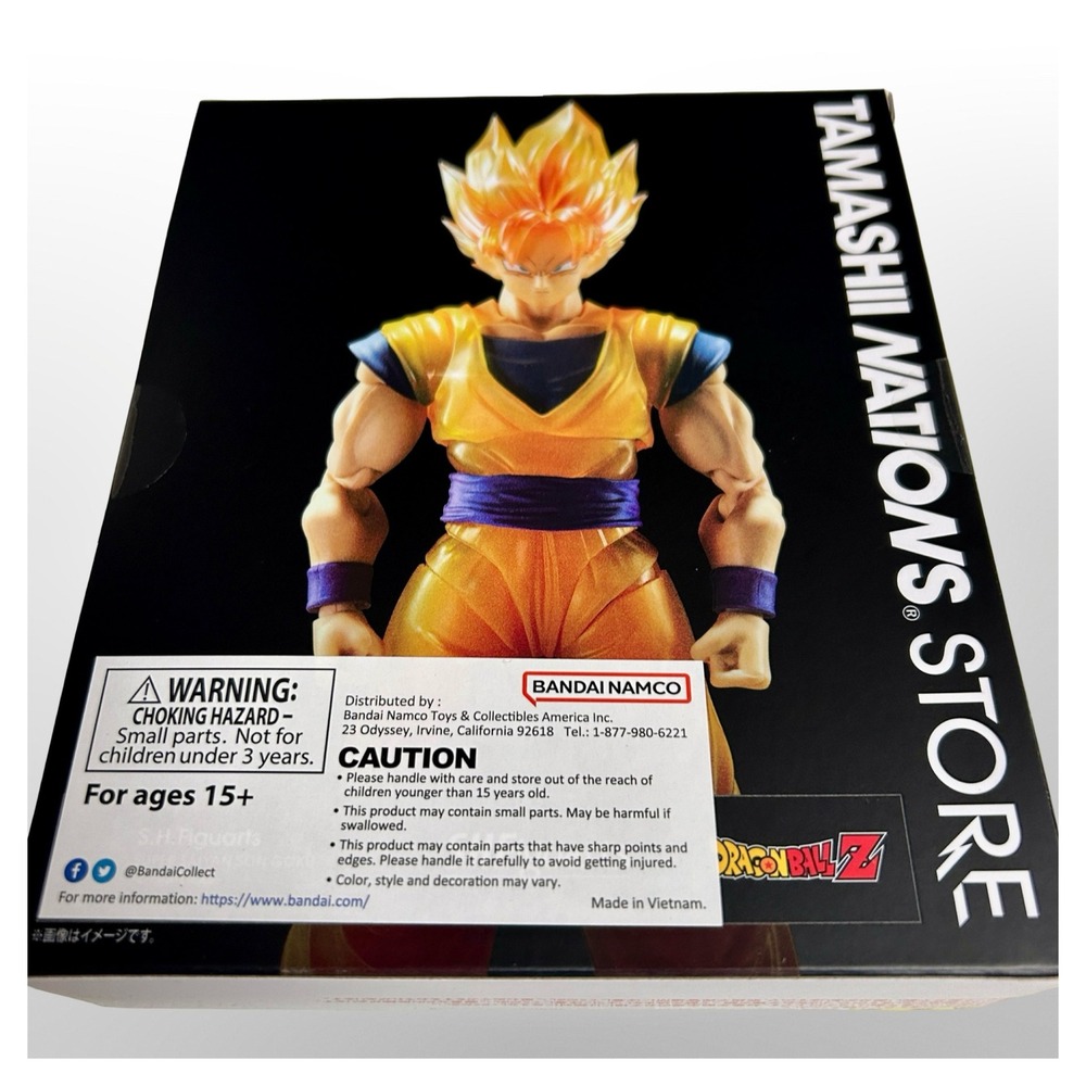 Bandai S.H. Figuarts Goku Action Figure Orange Tamashii Store Exclusive